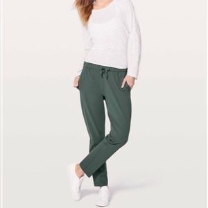 Lululemon on the fly pants in sage green